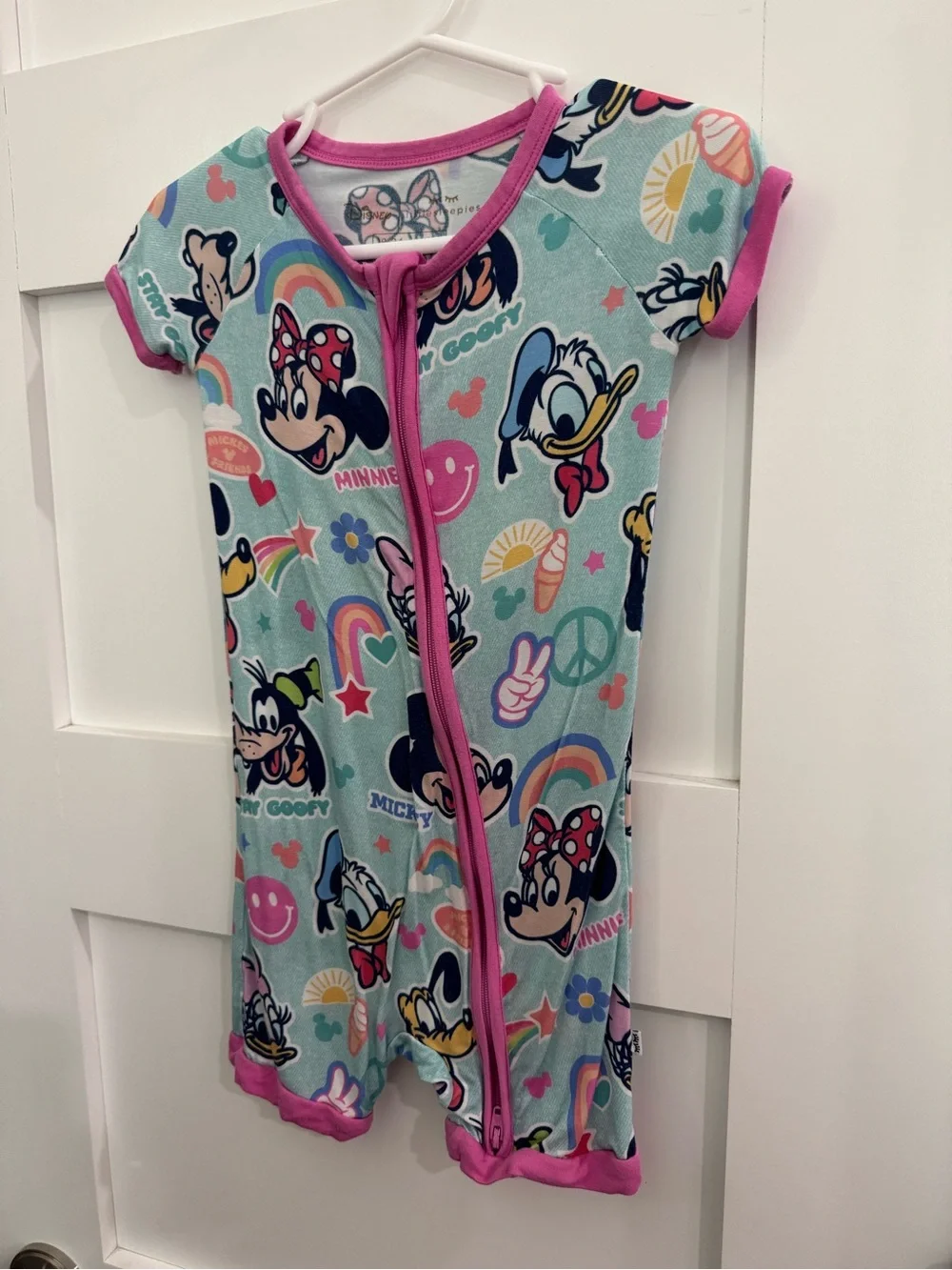 Little Sleepies Disney Mickey & Friends Shorty size 18-24 month